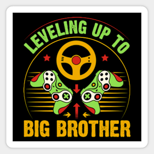 Leveling up to Big Brother 2024 funny gamer vintage Magnet